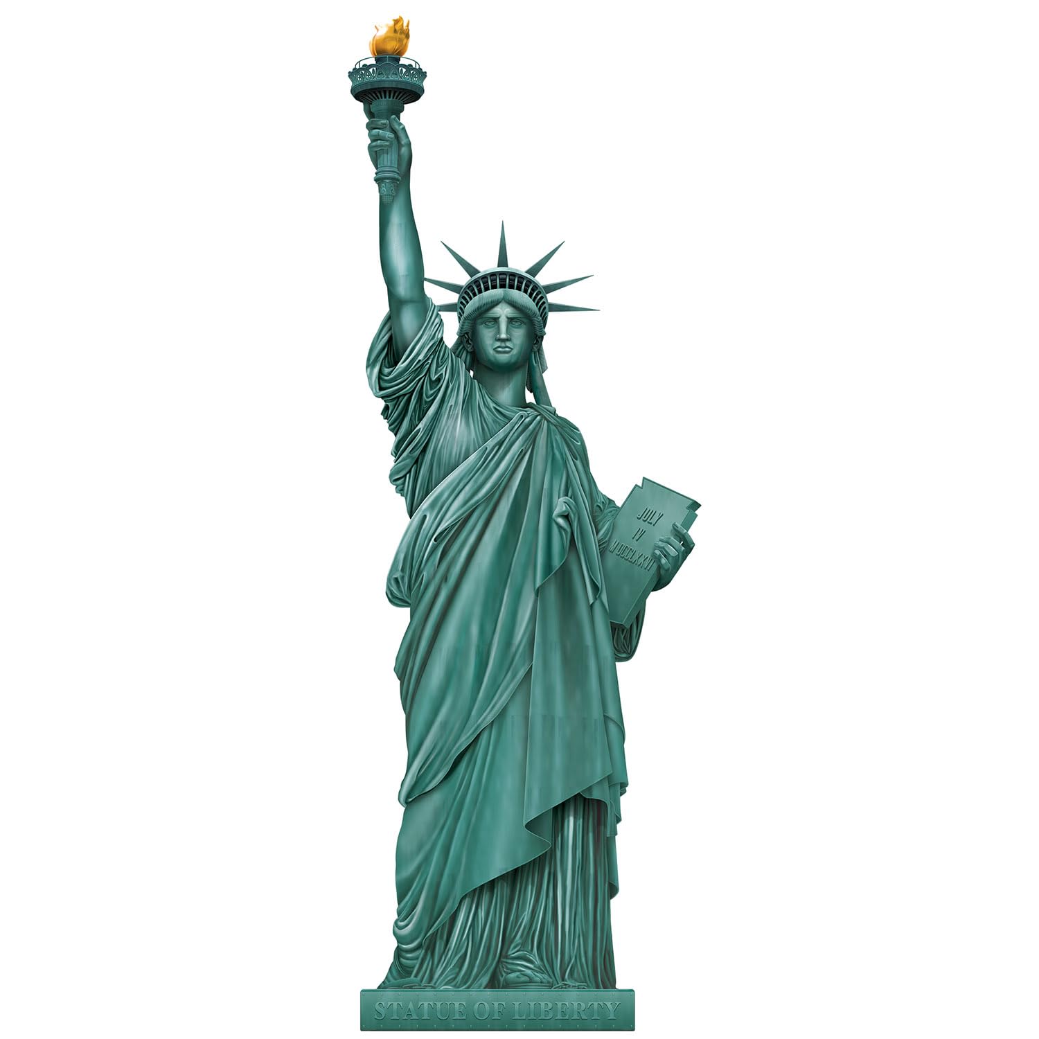 Amazon.com: Beistle 5' Jointed Statue of Liberty, Large Paper